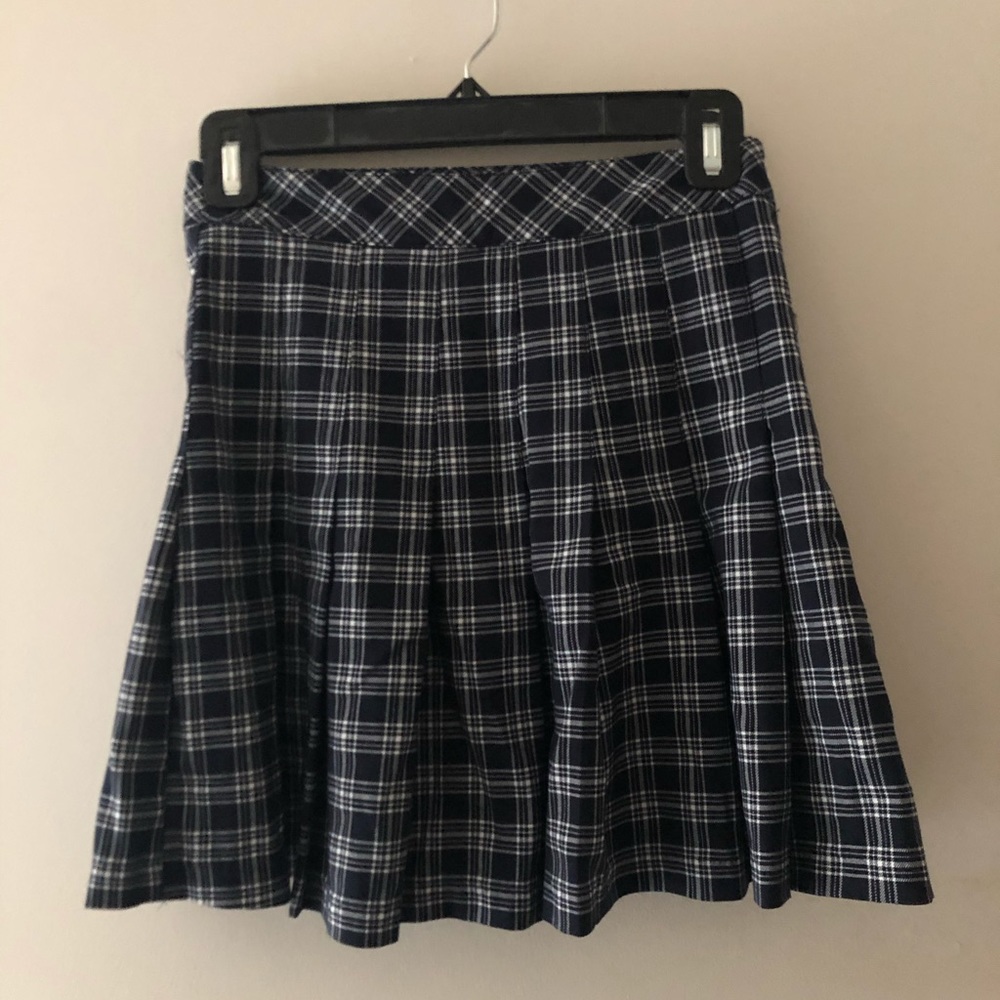 H&M Plaid Pleated Skirt